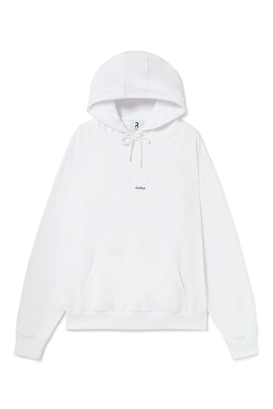 WHITE BASIC HOODIE